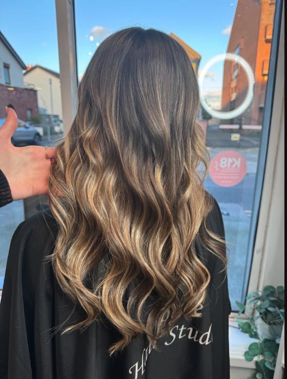 Balayage hair extensions at Vogue Hair Studio
