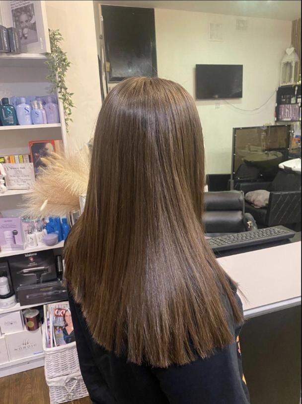 ProAddiction smoothing treatment result at Vogue Hair Studio