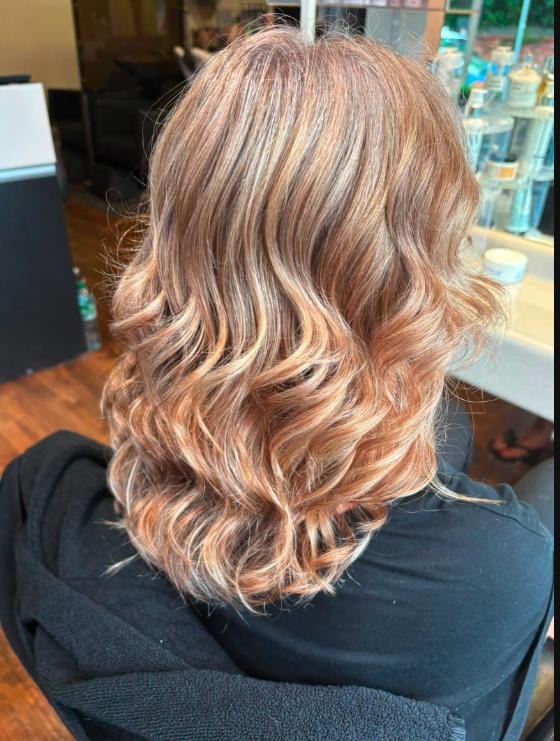 Balayage colour at Vogue Hair Studio